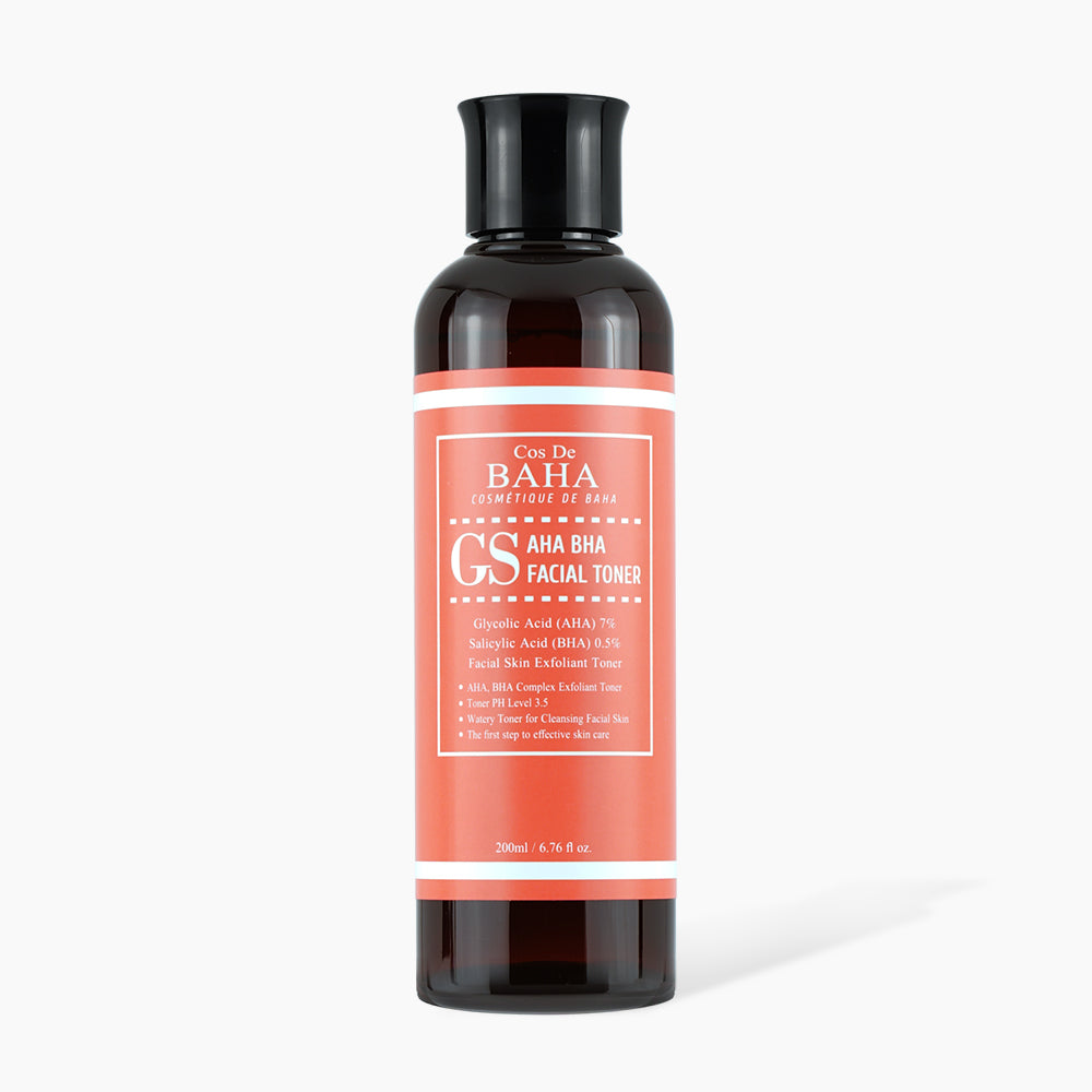 AHA BHA Facial Toner with Glycolic Acid 200ml