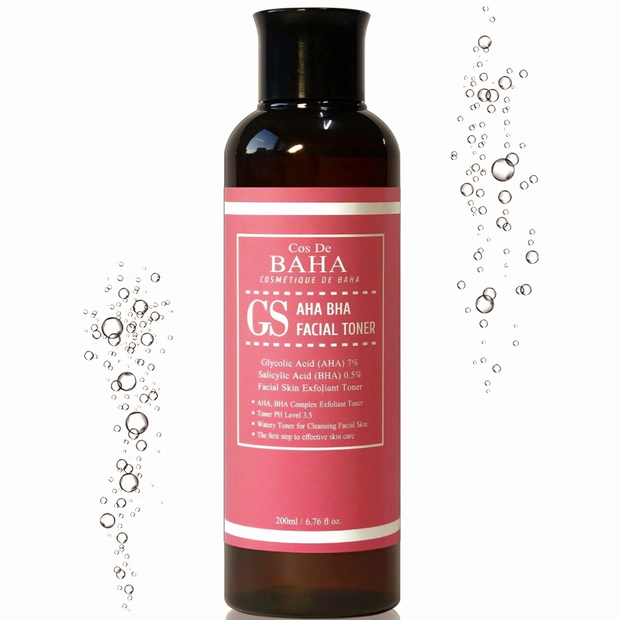 AHA BHA Facial Toner with Glycolic Acid 200ml