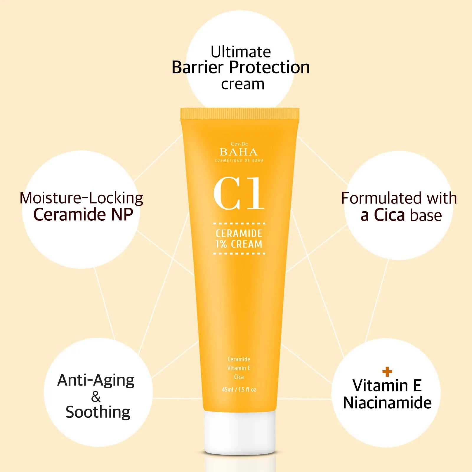 Ceramide Cream with Niacinamide 45ml