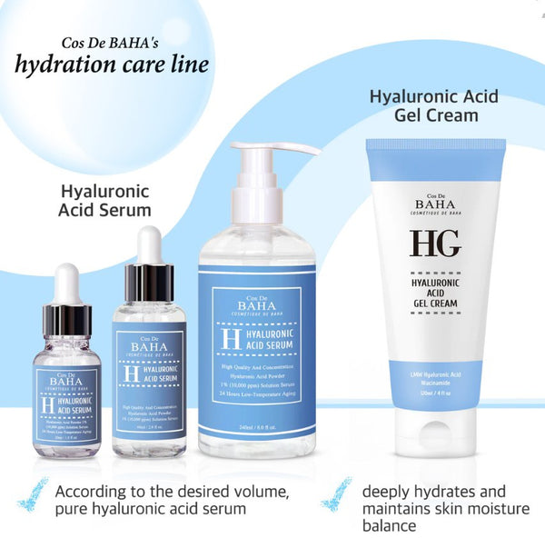 HG Pure Hyaluronic Acid + Niacinamide Gel Cream 120ml
