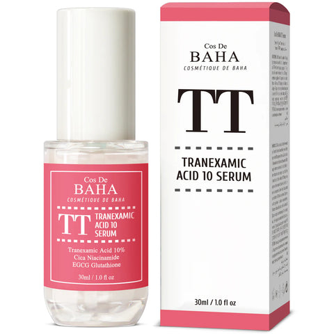 Tranexamic Acid 10% Serum for Face/Neck - Helps to Reduce the Look of Hyper-Pigmentation, Discoloration, Dark Spots, Remover Melasma, 30ml