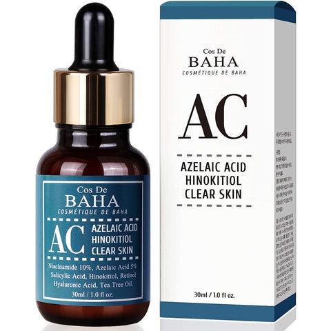 AC Azelaic Acid + Hinokitiol Clear Skin Facial Serum 30ml