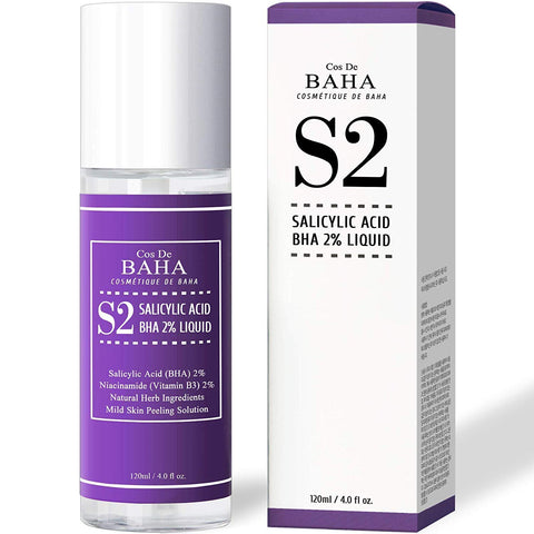 S2 Salicylic Acid Exfoliant Facial Liquid with Niacinamide 120ml